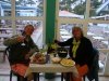 Evening meal on our last night