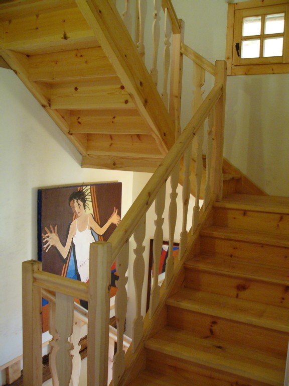 Stairs to bedrooms