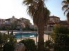 View of the apartment overlooking the pool at Leucate  