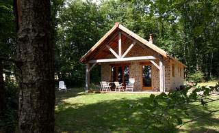 Ecological cottage at Creuse Nature