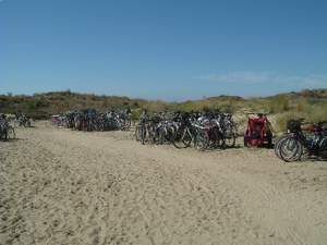 Bikes at the beach