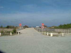 Entrance to the beach