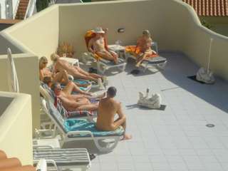 Infiniti sunbathing terrace