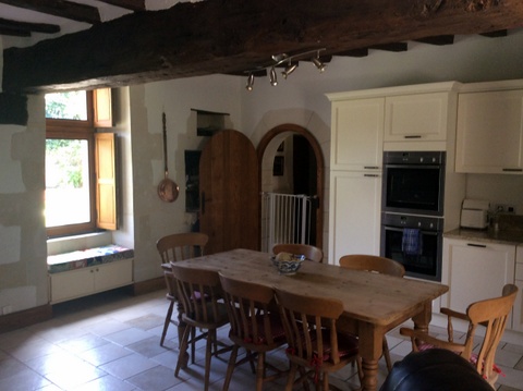 Kitchen and eating area