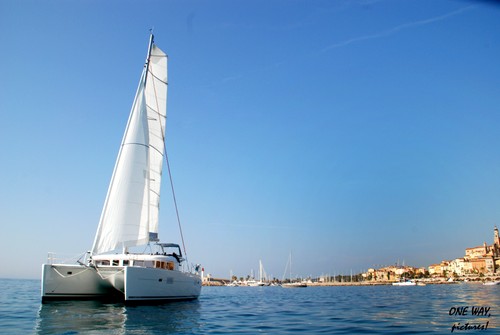 Sailing in the nearby Mediterranean