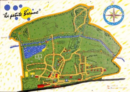 Map of la petite Brenne  