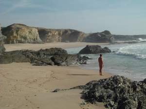 Jan at Praia do Salto, Sines