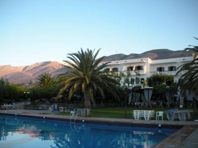 The main hotel from the swimming pool