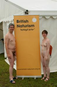 BN logo at Nudefest