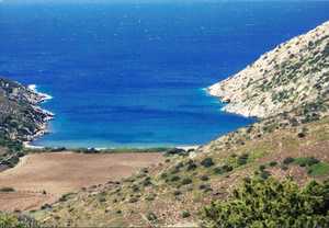 Monastiria beach from above