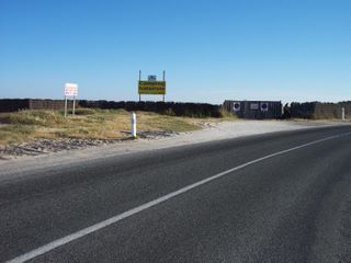 first Euronat sign approaching from Bordeaux