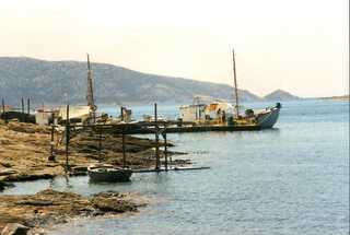 fishing boats in  Koufonisia