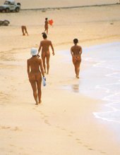 Ladies on Fuerteventura beach