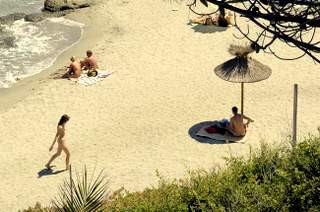 Bagheera beach on Corsica