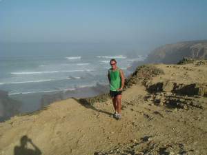  Rog after run at Alteirinhos clifftop